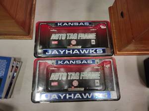 lot 1809 image: Lot of 3 KU Auto Tag Frames