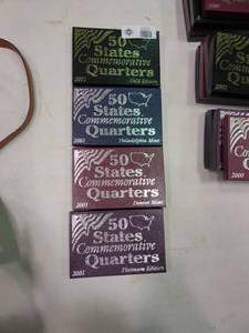 lot 2353 image: Lot of 4 Boxes of 2001 Commemorative State Quarters