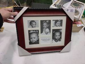 lot 2370 image: 10x1325x33cm 6 Opening Collage Frame