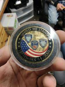 lot 2453 image: September 11, 2001 Challenge Coin