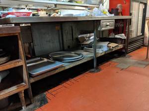 lot 3234 image: Stainless Steel Prep Table