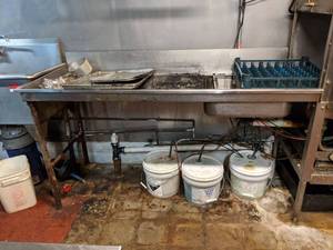 lot 3243 image: Dishwasher Side Tables, Dishwasher Not Included, Buyer Responsible For Removal