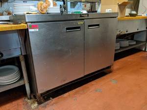 lot 3250 image: Delfield Refrigerator, Not On Casters, Contents Not Included, Buyer Responsible For Removal