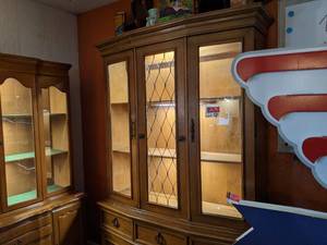 lot 3365 image: Hutch With Removable Top Portion, Buyer Responsible For Removal