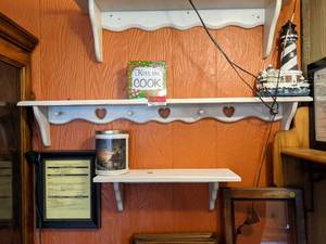 lot 3380 image: Wood Shelving