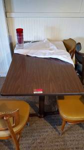 lot 3417 image: 4ft x 30in Dining Room Table