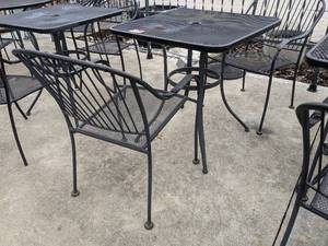 lot 3440 image: Table With Two Chairs