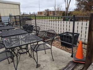lot 3460 image: Over 100 Ft Of Wrought Iron Fencing, Buyer Responsible For Removal