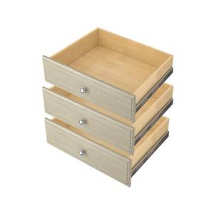 lot 27246 image: WINDQUEST COMPANIES, 24 W. x 8 H. x 14 D. Rustic Grey Drawer 3-Pack