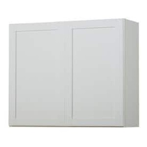 lot 30369 image: Diamond NOW Arcadia 36-in W x 30-in H x 12-in D TrueColor White Door Wall Cabinet