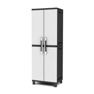 lot 30376 image: Keter 25-in W x 72-in H x 17-in D Plastic Freestanding Garage Cabinet