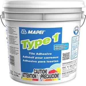 lot 34281 image: MAPEI 1-Gallon Trowel Ceramic Flooring Adhesive