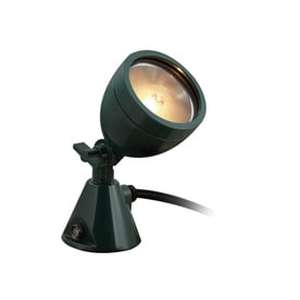 lot 34321 image: Utilitech 75-Watt (75 W Equivalent) Green Line Voltage Plug-in Halogen Landscape Flood Light