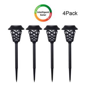 lot 35469 image: Westinghouse Solar Black LED Path Light with 6 Lumens (4-Pack)