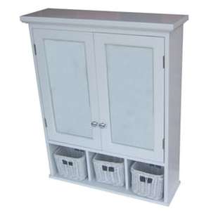 lot 35489 image: allen  roth 24.75-in x 30.25-in MDF Surface Mount Medicine Cabinet