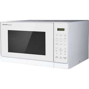 lot 35505 image: Sharp 0.7-cu ft 700-Watt Countertop Microwave (White)