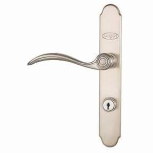 lot 35508 image: Larson QuickFit 20297817 Door Handleset, Metal, Brushed Nickel