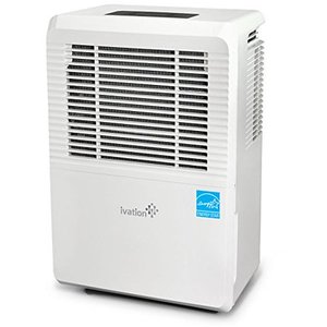 lot 6731 image: Ivation 70 Pint Energy Star Dehumidifier with Pump, for Spaces Up to 4,500 Sq Ft, Includes Programmable Humidity, Hose Connector, Auto Shutoff and Restart, Casters and Washable Filter
