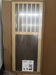 lot 38779 image: Screen Tight Wooden Screen Door
