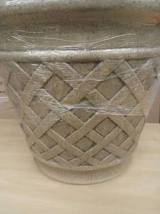 lot 38792 image: Style Selections Trellis Pattern Planter
