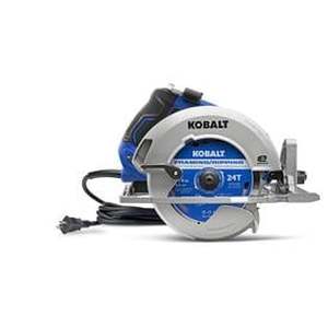 lot 39529 image: Kobalt 7-14-in 15-Amp Corded Circular Saw with Brake and Magnesium Shoe