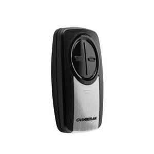 lot 39532 image: Chamberlain KLIK3U-SS BlackSilver Universal Garage Door Remote