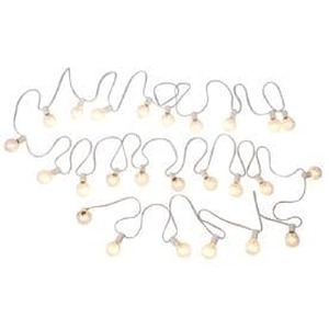 lot 39537 image: Portfolio 28-ft 25-Light White-Shade Incandescent Plug-in Bulbs String Lights