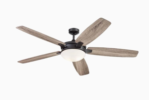lot 27240 image: Harbor Breeze 70-in Matte Bronze Indoor Ceiling Fan With Light Kit And Remote