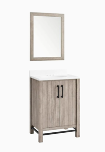 lot 30368 image: Style Selection Vanity with Top Mirror 0900414