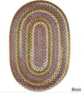 lot 34262 image: Rhody Rug Charisma IndoorOutdoor Braided Rug Retail$352.49