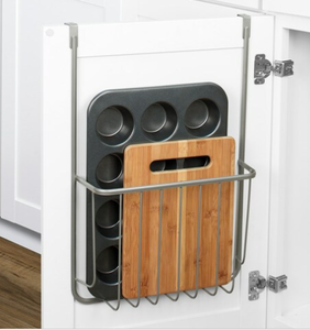 lot 35515 image: Over Cabinet Door Ashley Cutting Board and Bakeware Holder