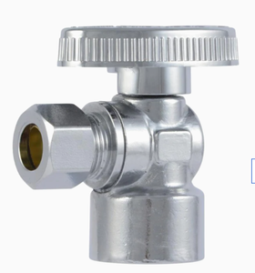 lot 39549 image: Sharkbite Iron Pipe Angle Stop 4 Pack