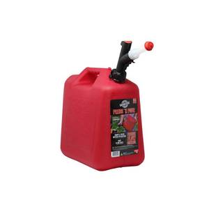 lot 6408 image: GarageBOSS Press N Pour 5 Gallon Gas Can