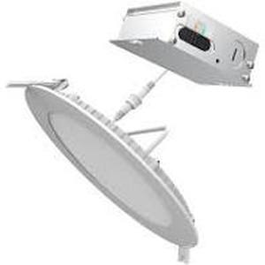 lot 6374 image: Utilitech 6 In. Canless Recessed Downlight 13w (65-watt Equivalent) White Dimmable