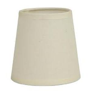 lot 6395 image: WhiteCream Fabric Drum Lamp Shades Lamp Shades - Set of 2