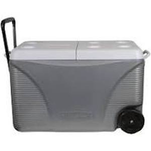 lot 6401 image: Rubbermaid DuraChill Grey 6 Day Cooler 75 qt  71 L