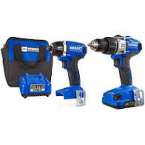 lot 6409 image: Kobalt Impact Driver and Hammer Drill Set