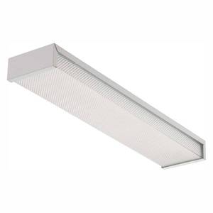 lot 6430 image: Lithonia Lighting 2-Light 17W T8 Fluorescent Narrow Wraparound , 2-Feet
