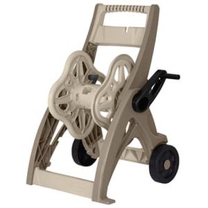 lot 6447 image: Suncast Plastic 175-ft Cart Hose Reel