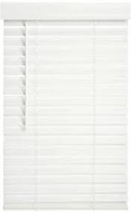 lot 6455 image: Cordless White Blinds 37 12 by 72
