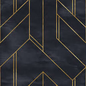 lot 6467 image: Hertis Modern Geometric Removable Wallpaper - 10ft H x 24inch W