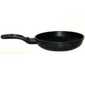 lot 6477 image: 9.5 Cast Aluminum Marble Non-Stick Frying Pan Black