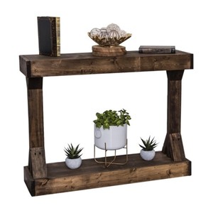 lot 3674 image: Barb Small Console Table Solid Wood by Del Hutson Designs - Retail$99.99