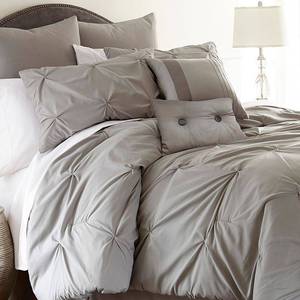 lot 3687 image: PCT Home Collection Ella 8-Piece Comforter Set - Queen - Platinum