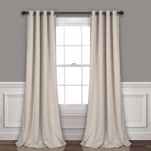 lot 3700 image: Lush Decor Insulated Grommet Blackout Curtain Panel Pair, 95- Retail$76.48