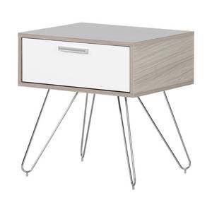 lot 3713 image: South Shore Slendel 1-Drawer Nightstand- Retail$121.49