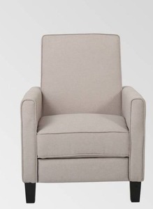 lot 3721 image: Darvis Contemporary Fabric Recliner by Christopher Knight Home- Retail$465.99