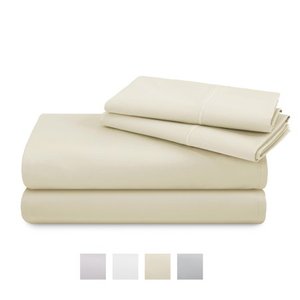 lot 3723 image: Nectarsoft - 600 Thread Count Sateen Queen Bed Sheet Set