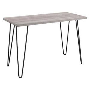 lot 3770 image: Heywood Wood Writing Desk Distressed OakGray - Room & Joy