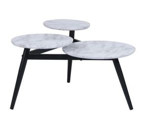 lot 3815 image: Carbon Loft Searz Coffee Table with Three Multi Round Nesting Side Table